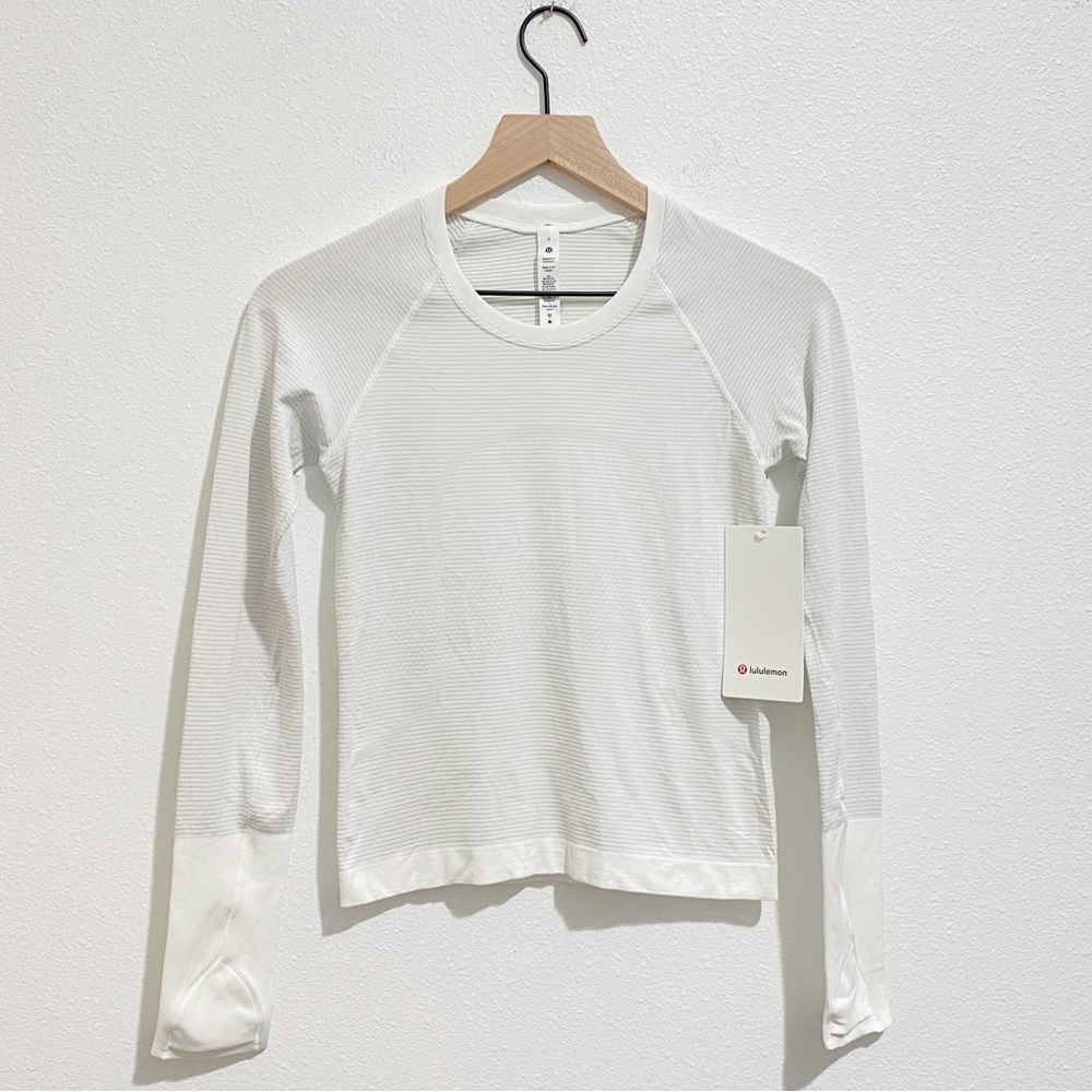 Lululemon Swiftly Tech Long Sleeve 2.0 Race White